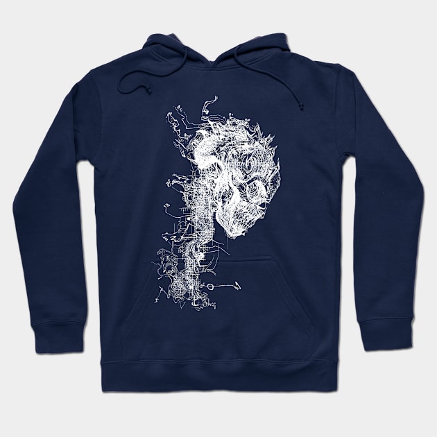 a Head of Flame and Technology Hoodie by deadsilentproductions